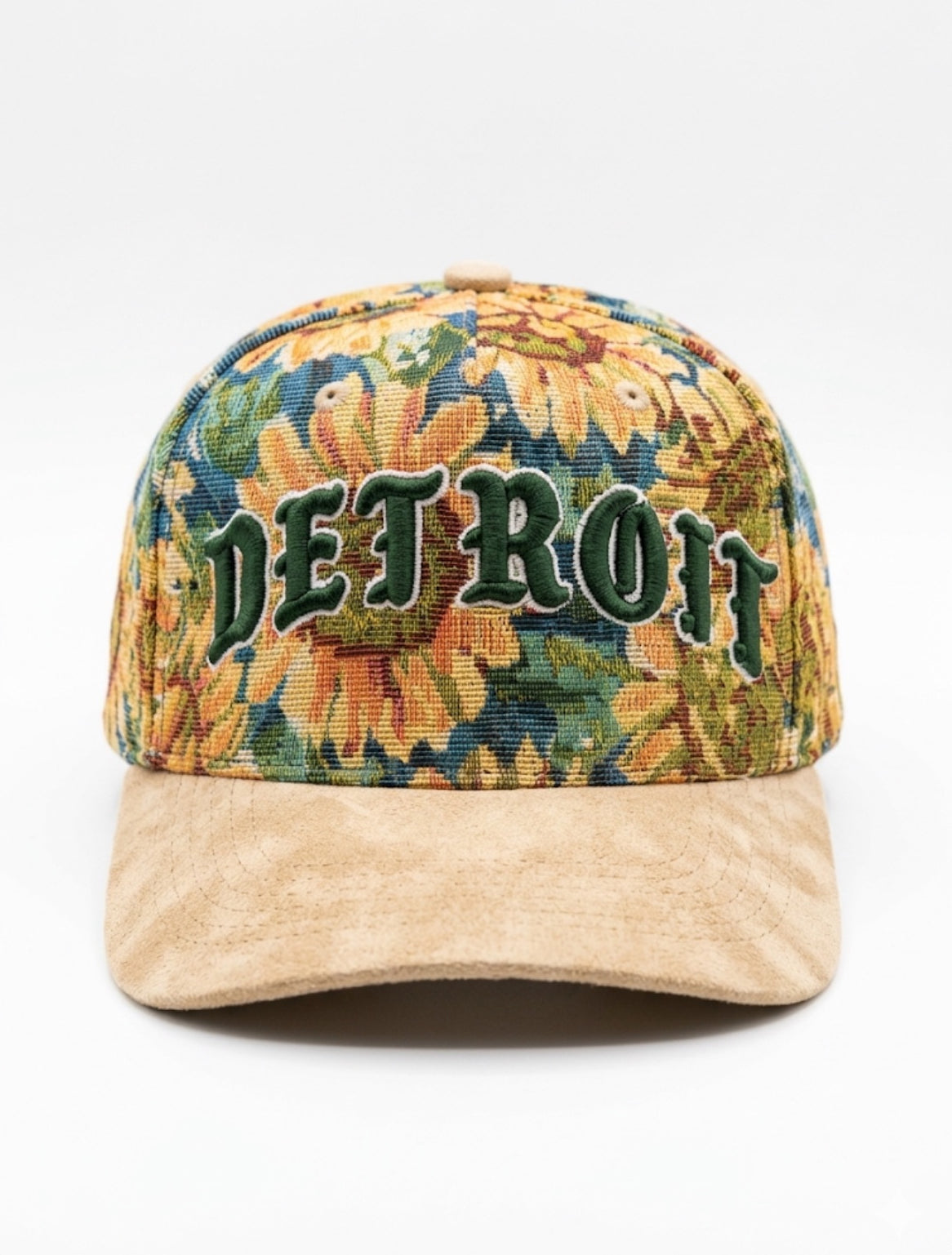 Detroit Floral Snapback Hat
