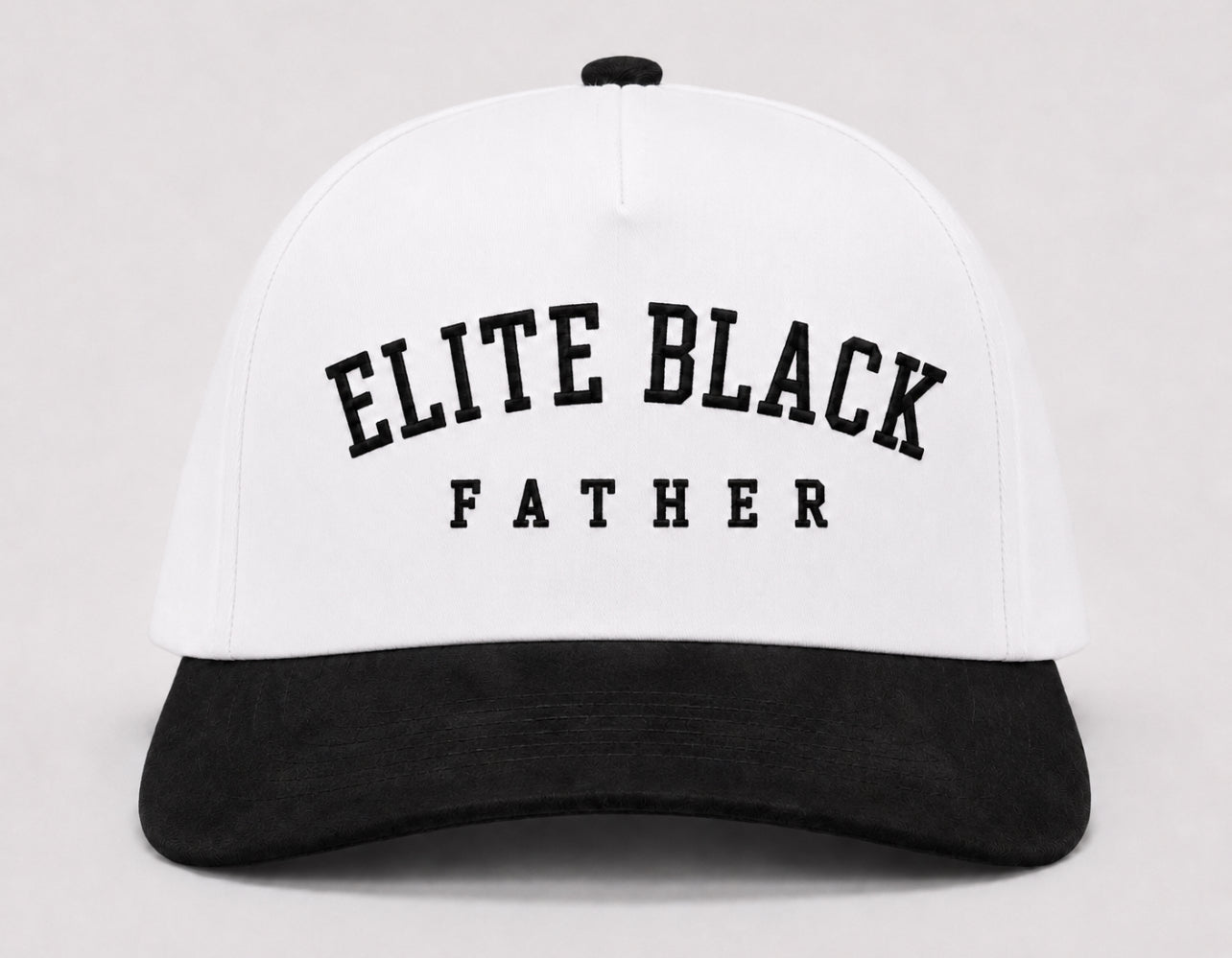 Elite Black Father Suede Brim Snapback